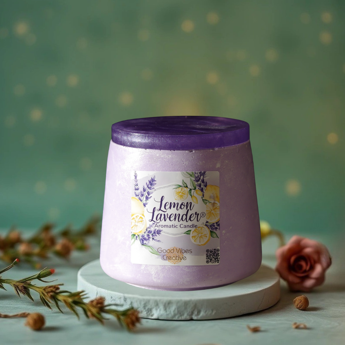 Aromatic candle Lime Lavender