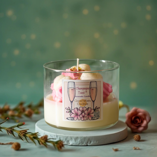 Aromatic candle Champagne Toast